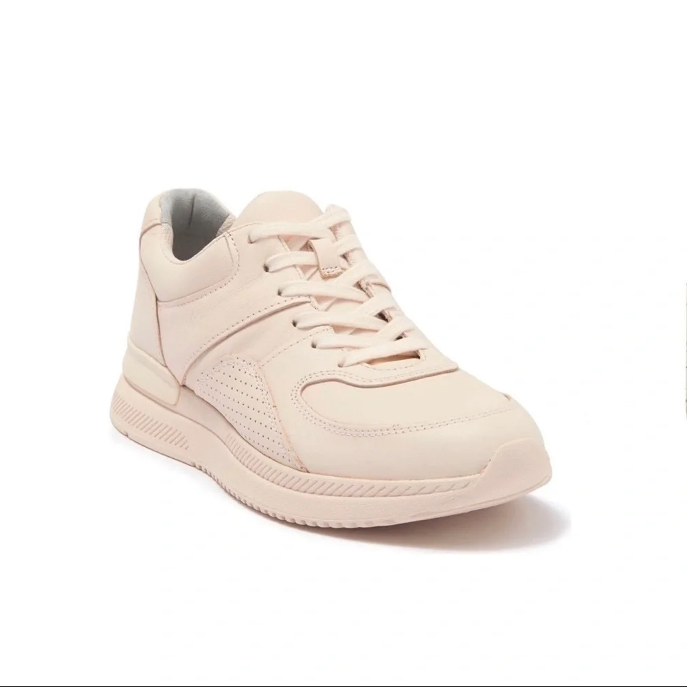 NWR Everlane The Trainer Leather Lace Up Sneaker in Blush Pink,‎ Size 13.5